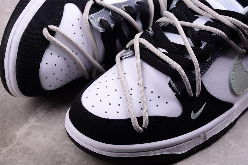 Nike Dunk Low Rope Laces "Black/Gray" фото № 4