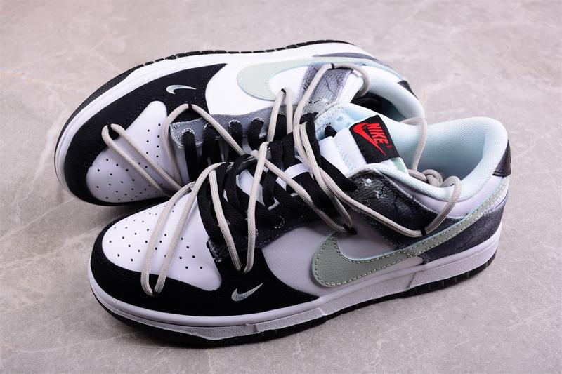 Nike Dunk Low Rope Laces "Black/Gray" фото № 3