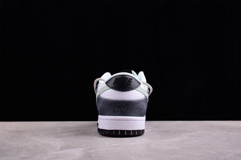 Nike Dunk Low Rope Laces "Black/Gray" фото № 2