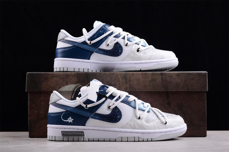 Panda Prank x NIke Dunk Low "Star/White/Blue" фото № 7
