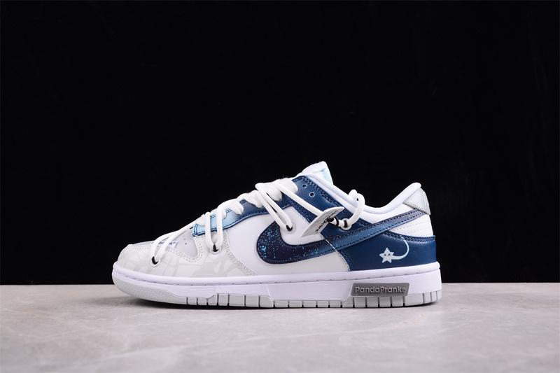 Panda Prank x NIke Dunk Low "Star/White/Blue" фото № 5
