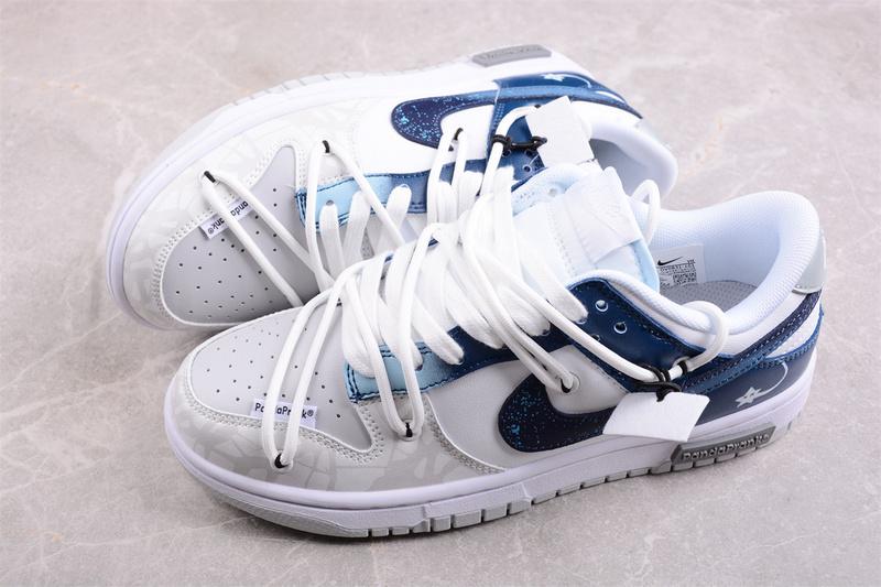 Panda Prank x NIke Dunk Low "Star/White/Blue" фото № 3