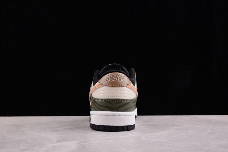 Panda Prank x Nike Dunk Low "Olive/Brown/Beige" фото № 2