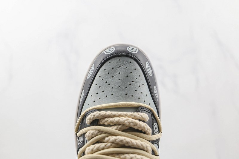 Nike Dunk Low Retro "Black/Blue" фото № 3