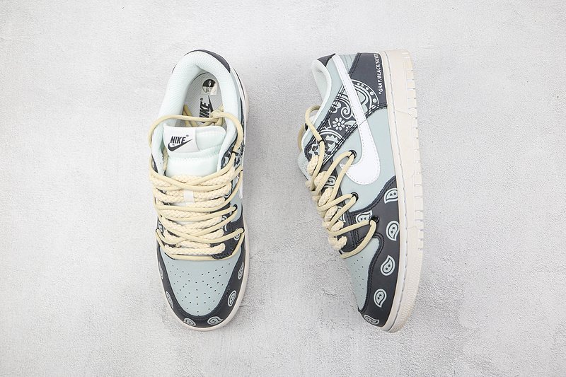 Nike Dunk Low Retro "Black/Blue" фото № 6