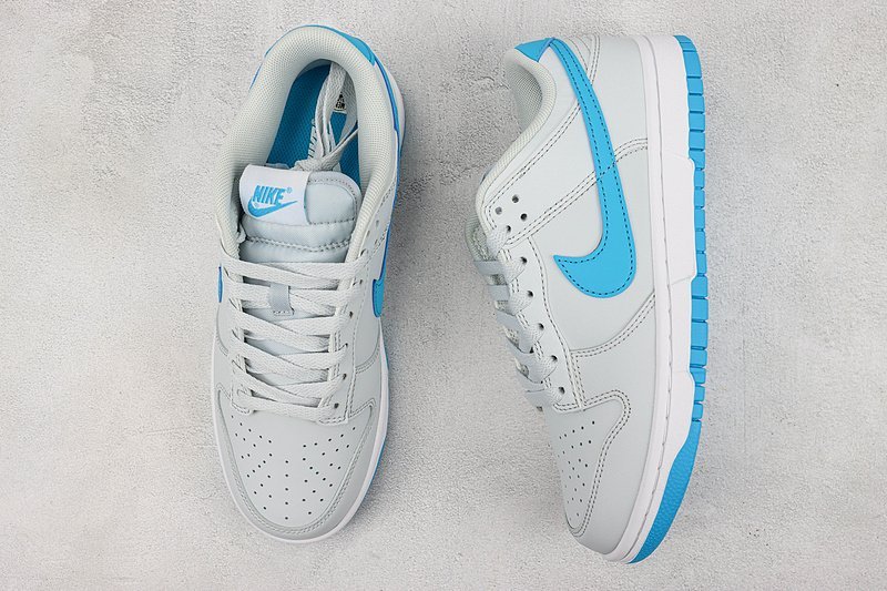 Nike Dunk Low "Light Bone/Blue" фото № 6