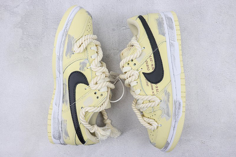 Nike SB Dunk Low "Sail Yellow" фото № 6