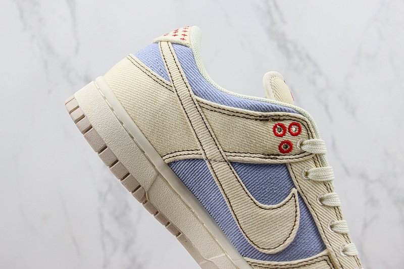 Nike Dunk Low "Light Orewood Brown Sashiko" фото № 4