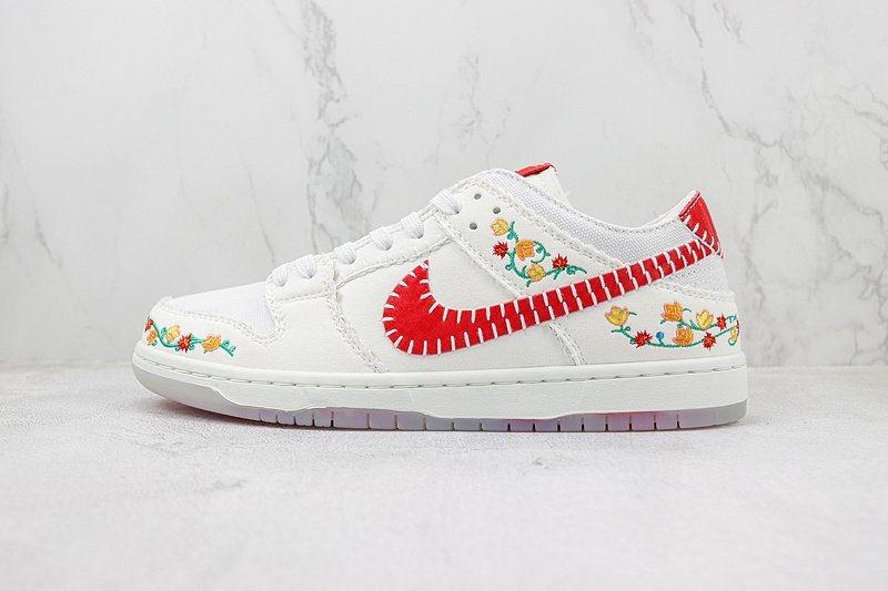 Nike Dunk Low Decon "N7/Opti-Yellow/University Red" фото № 2