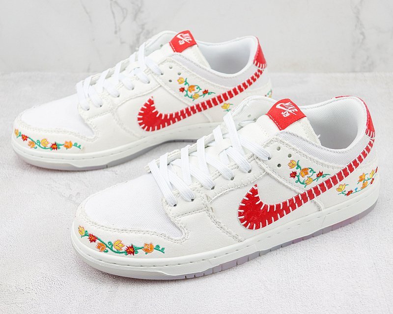 Nike Dunk Low Decon "N7/Opti-Yellow/University Red" фото № 5