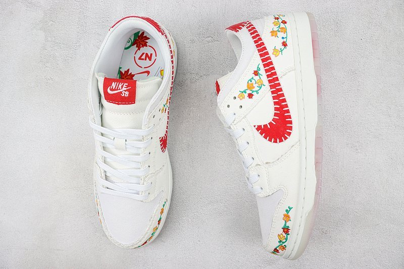 Nike Dunk Low Decon "N7/Opti-Yellow/University Red" фото № 7