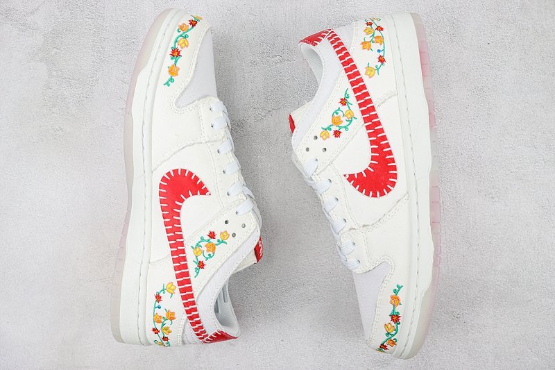 Nike Dunk Low Decon "N7/Opti-Yellow/University Red" фото № 6