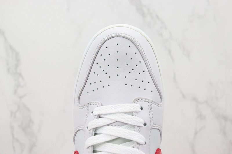 Nike Dunk Low "Vast Grey/Varsity Red" фото № 4