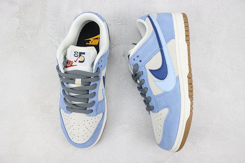 Nike Dunk Low "Coconut Milk/Blue Double Swoosh" фото № 6