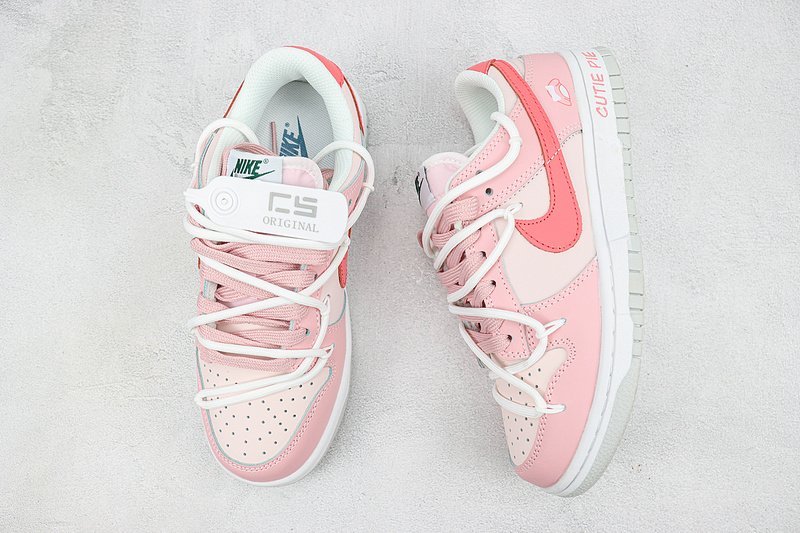 Nike Dunk Low "Red/Pale Coral" фото № 6