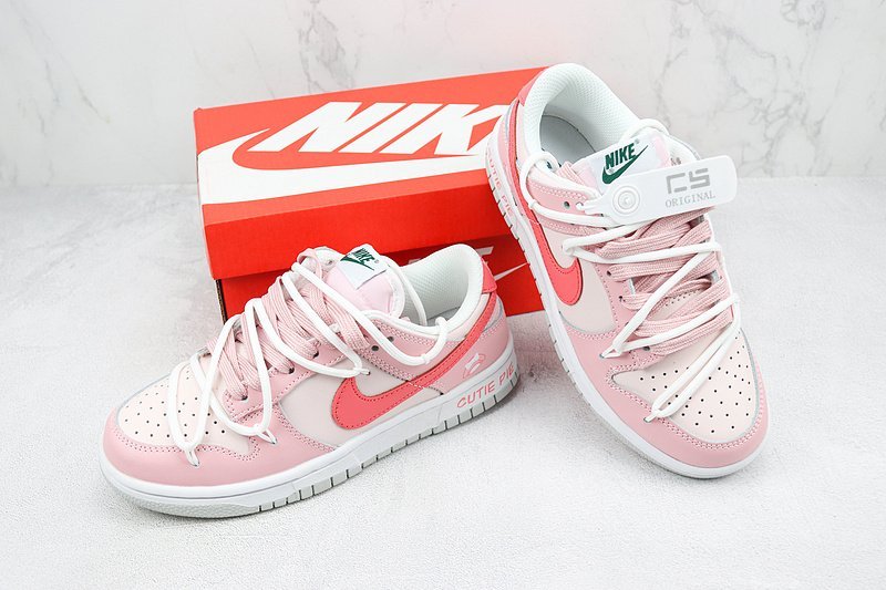 Nike Dunk Low "Red/Pale Coral" фото № 7