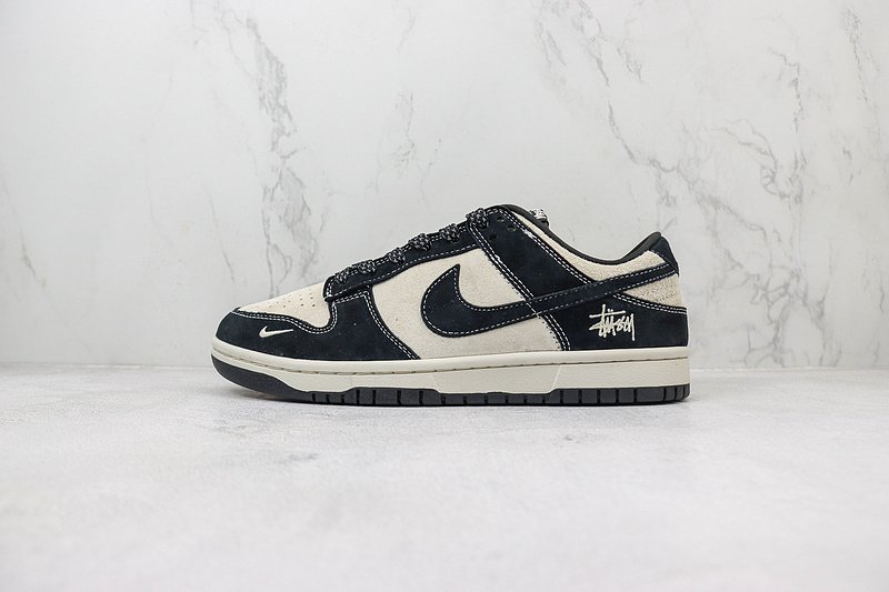 Stussy x Nike Dunk Low "Black/Craftpaper Beige" фото № 2