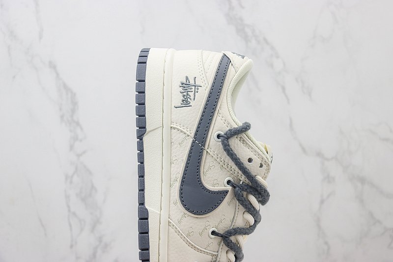 Stussy x Nike Dunk Low "Slate Grey" фото № 3