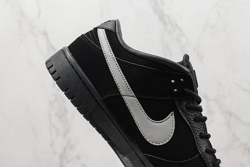Nike Dunk Low Pro "Black/Silver" фото № 4