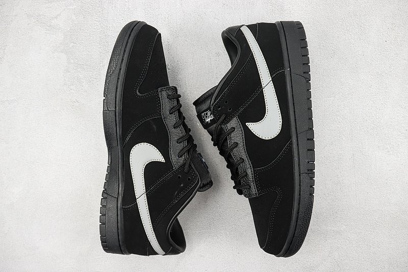 Nike Dunk Low Pro "Black/Silver" фото № 7