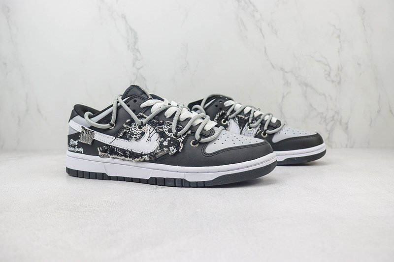 Nike Dunk Low "Jeans Patchwork/Black/Grey" фото № 6