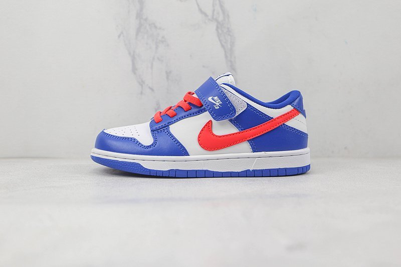 Nike Dunk Low "Bright Crimson Game Royal" фото № 2