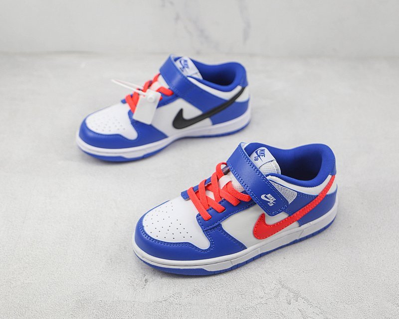 Nike Dunk Low "Bright Crimson Game Royal" фото № 5