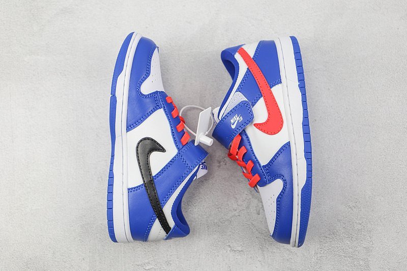 Nike Dunk Low "Bright Crimson Game Royal" фото № 6