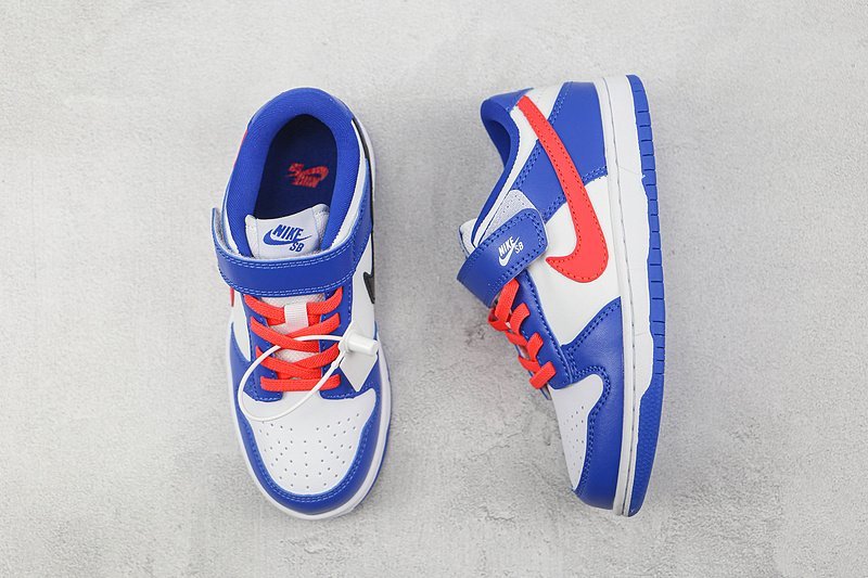 Nike Dunk Low "Bright Crimson Game Royal" фото № 7