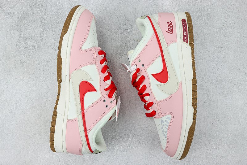 Nike SB Dunk Low 85 "Pink/White/Red" фото № 7