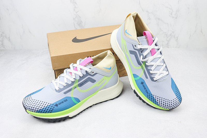 Gore-Tex x Nike React Pegasus Trail 4 "Wolf Grey/Volt Green" фото № 7