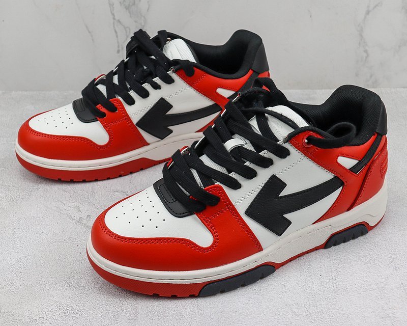 Off-White Out Of Office "White/Red/Black" фото № 5