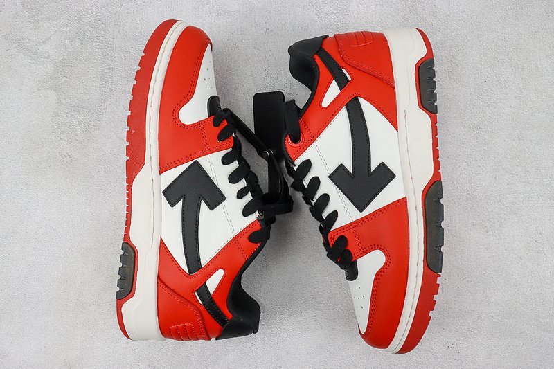 Off-White Out Of Office "White/Red/Black" фото № 6