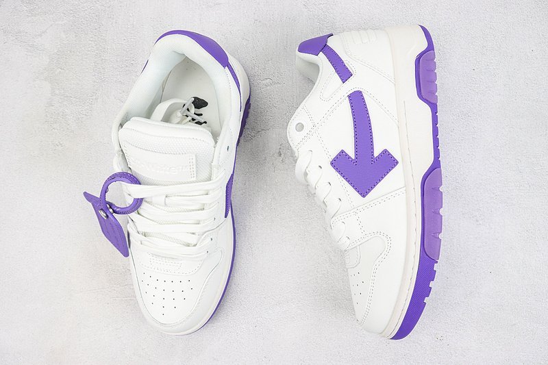 Off White Out Of Office "White/Purple" фото № 7