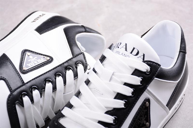 Prada Downtown Leather "White/Black" фото № 8