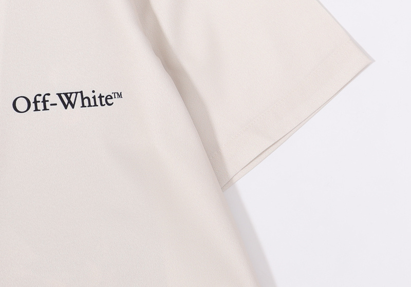 Рубашка Off-White Short Sleeve "Beige" фото № 4