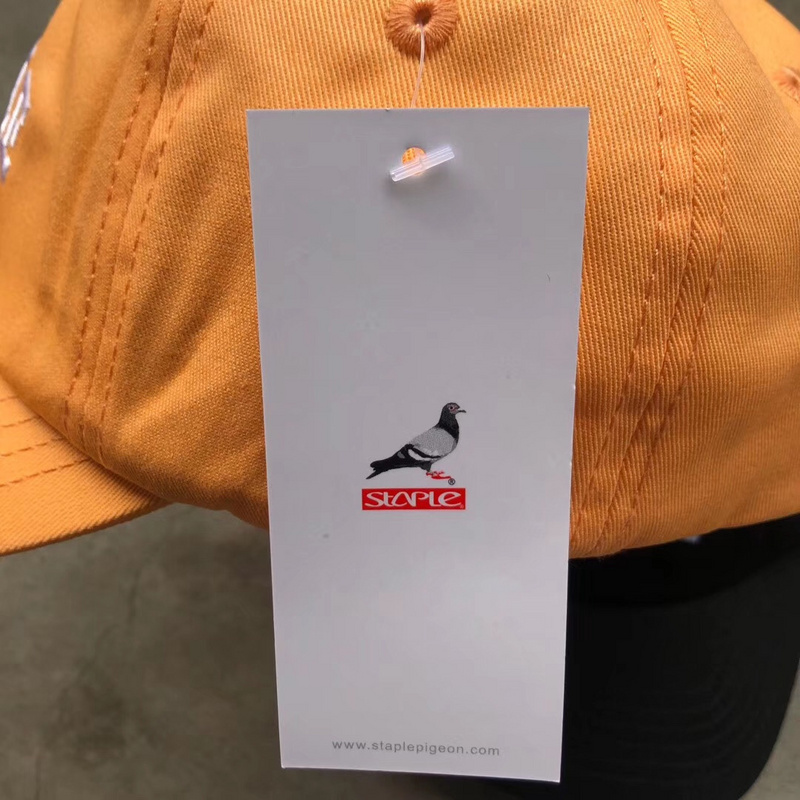 Бейсболка Staple The Pigeon Logo "Orange" фото № 5
