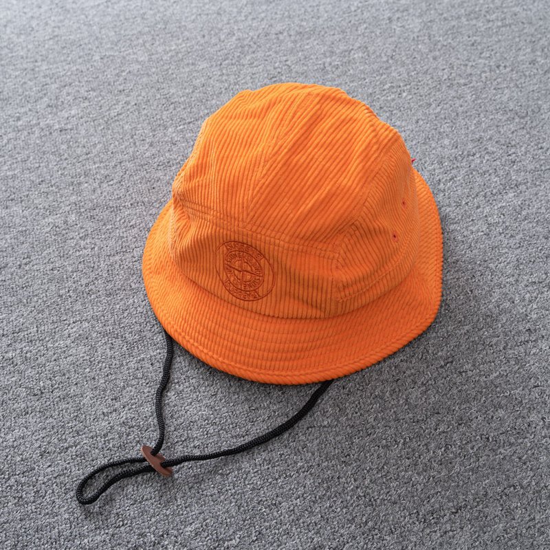 Панамка Stone Island X Supreme With Logo "Orange" фото № 3