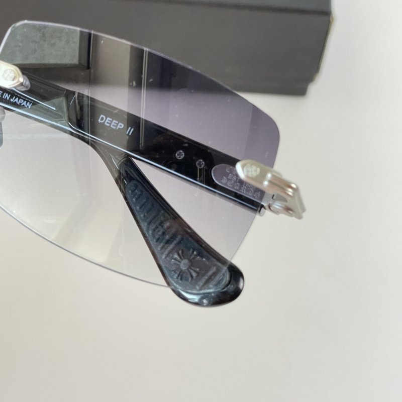 Солнцезащитные очки Chrome Hearts Rectangle Form Without Frame "Black" фото № 7