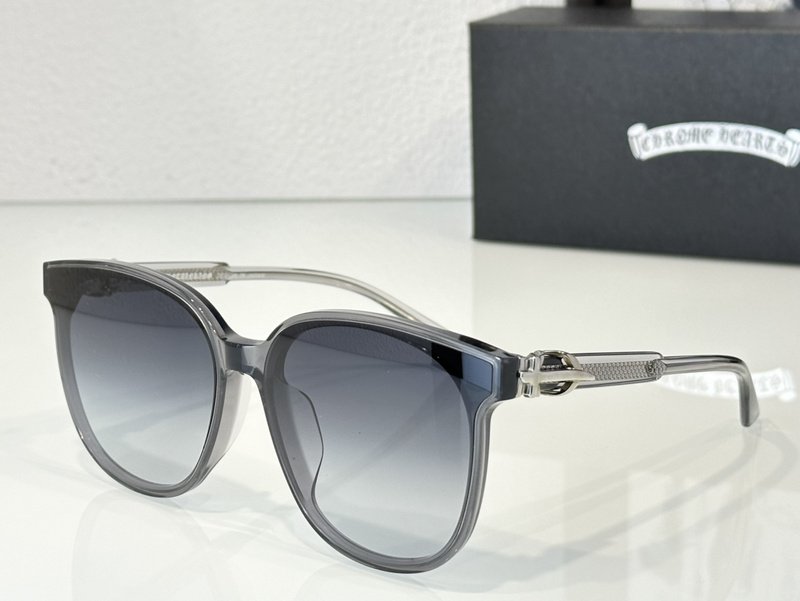 Солнцезащитные очки Chrome Hearts Temples Decorated By Symbol "Gray" фото № 2