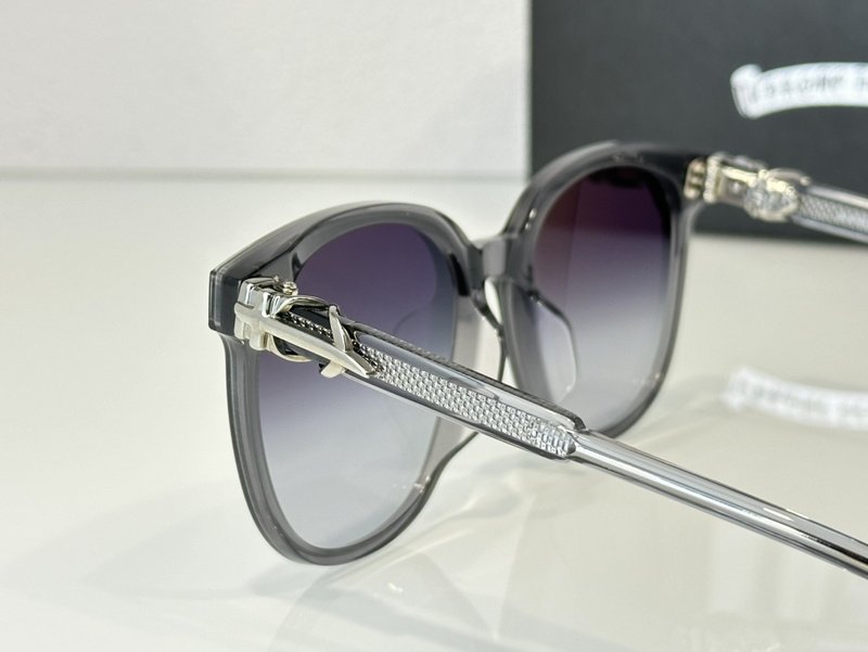 Солнцезащитные очки Chrome Hearts Temples Decorated By Symbol "Gray" фото № 3