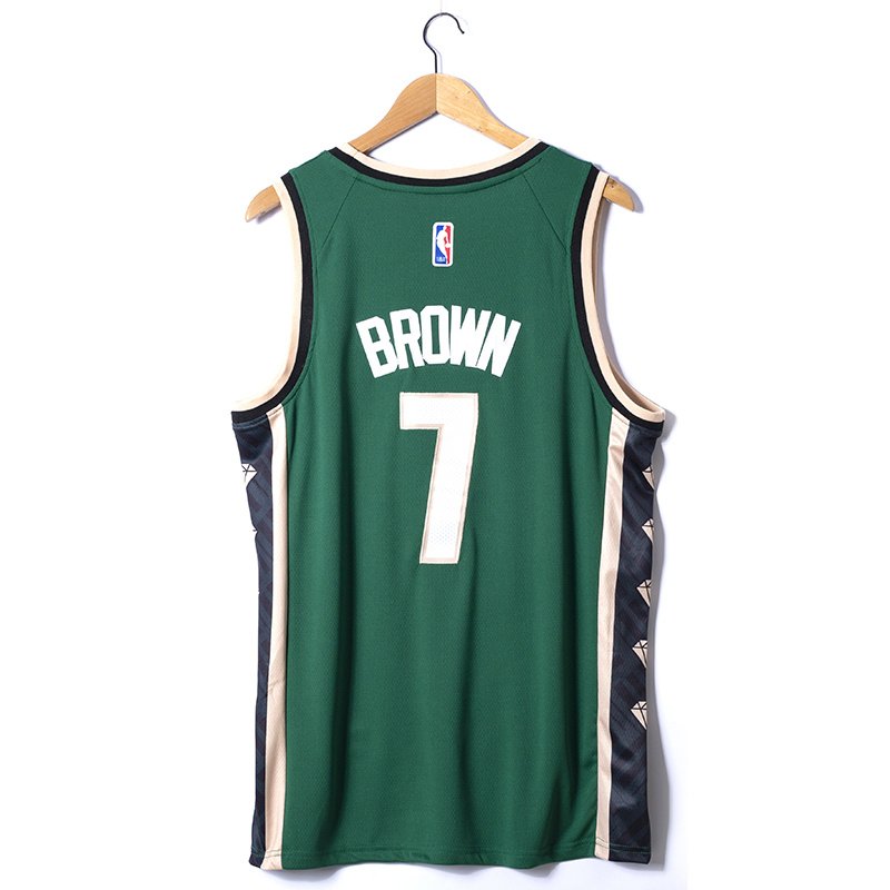 Баскетбольная Джерси Nike Boston Celtics 2023 №7 Jaylen Brown "Green" фото № 3