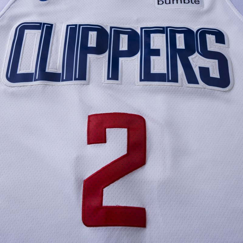 Баскетбольная Джерси Nike Los Angeles Clippers №2 Kawhi Leonard "White" фото № 3