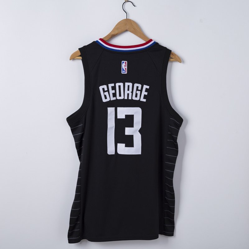 Баскетбольная Джерси Nike Los Angeles Clippers №13 Paul George "Black" фото № 5