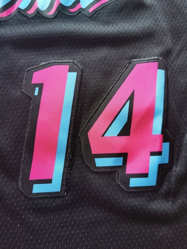 Баскетбольная Джерси Nike Miami Heat 19-20 №14 Tyler Herro "Black" фото № 4