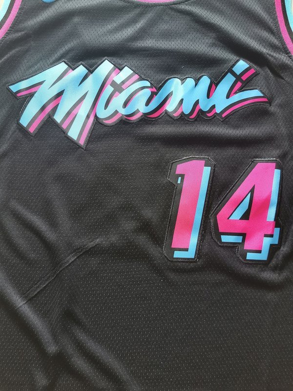 Баскетбольная Джерси Nike Miami Heat 19-20 №14 Tyler Herro "Black" фото № 5