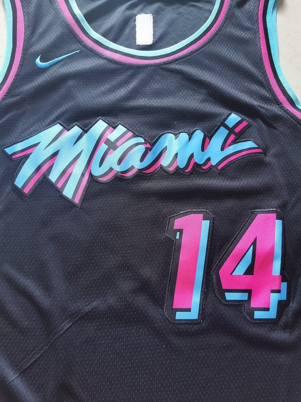 Баскетбольная Джерси Nike Miami Heat 19-20 №14 Tyler Herro "Black" фото № 6