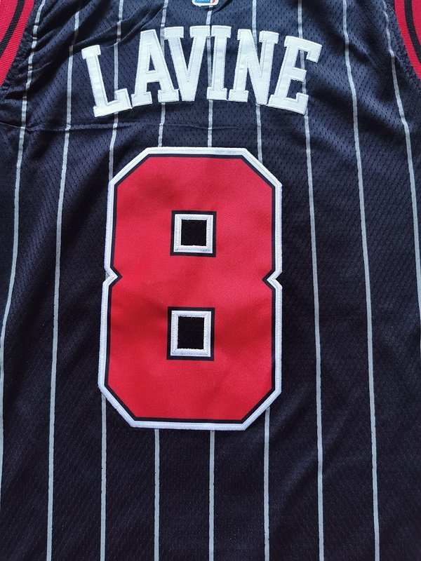 Баскетбольная Джерси Nike Chicago Bulls 19-20 №8 Zach LaVine "Black" фото № 2