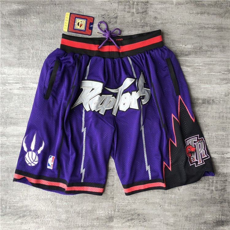 Баскетбольные Шорты Just Don Toronto Raptors "Violet" фото № 9