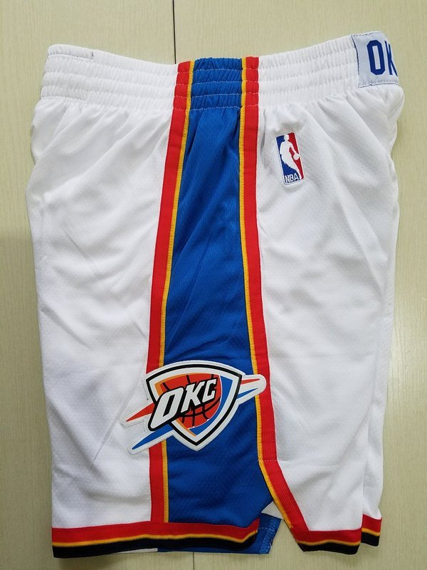Баскетбольные Шорты Nike Oklahoma City Thunder 17-18 "White" фото № 2